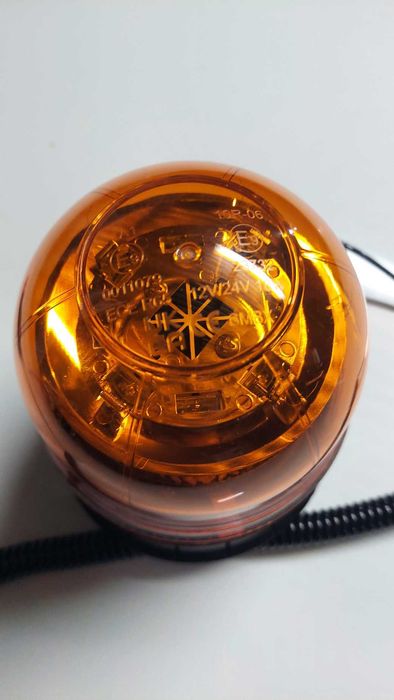 Lampa ostrzegawcza led BEZPRZEWODOWA KOGUT AKUMULATOR + PILOT 12v/24v