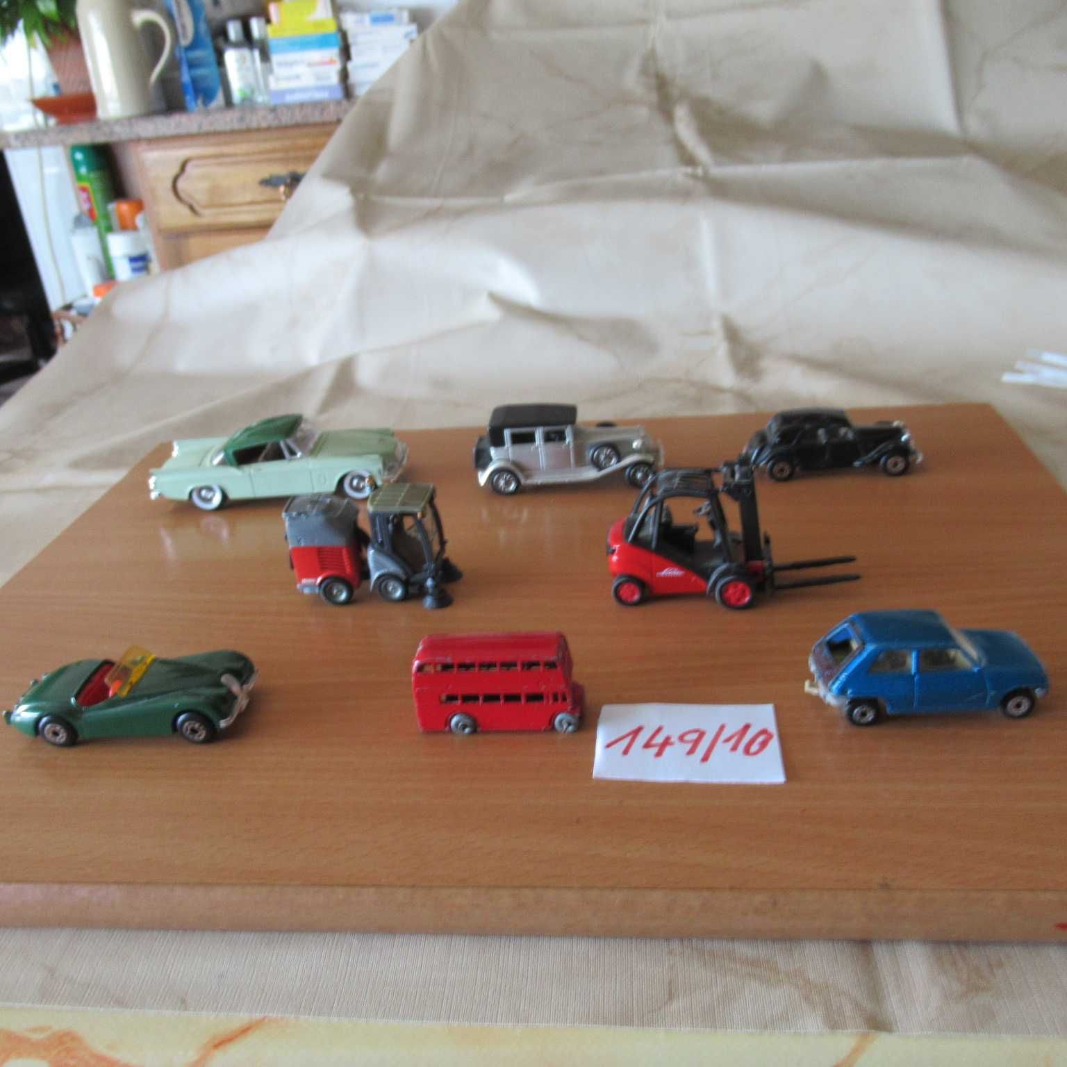 149/10)-lote de carros em metal matchbox,siku,bom estado