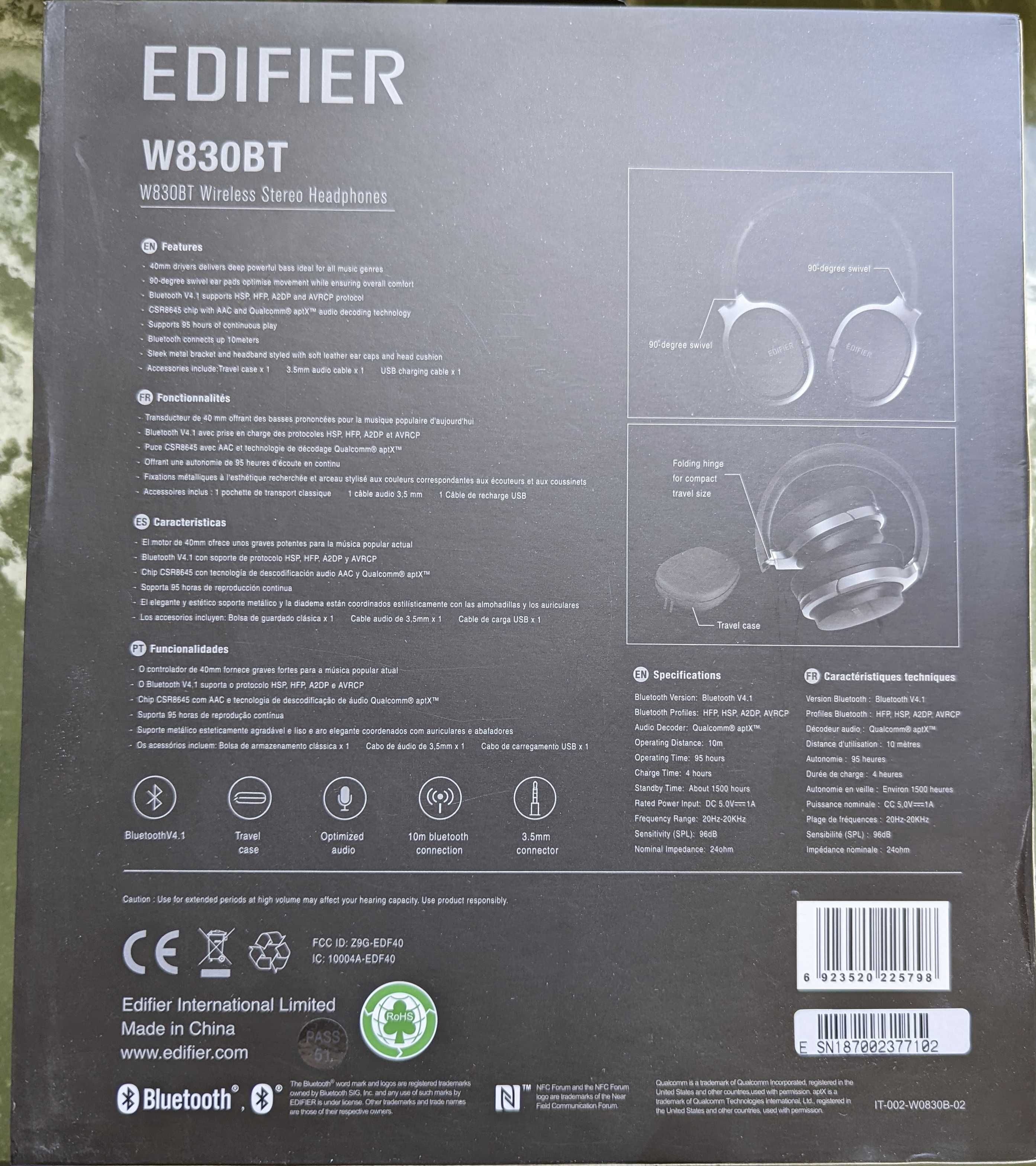 Навушники Edifier W830BT