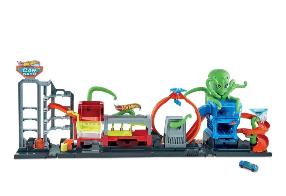 Hot Wheels City zestaw CR Megamyjnia Atak Ośmiornicy