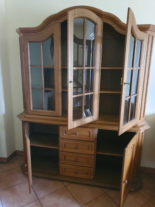 Witryna dębowa-rustykalna