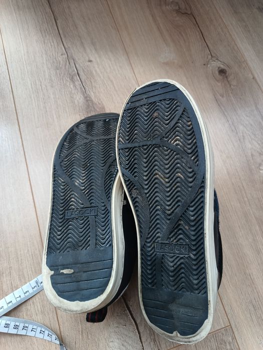 Półbuty skórzane chlopięce na rzepy Lasocki r. 36/37