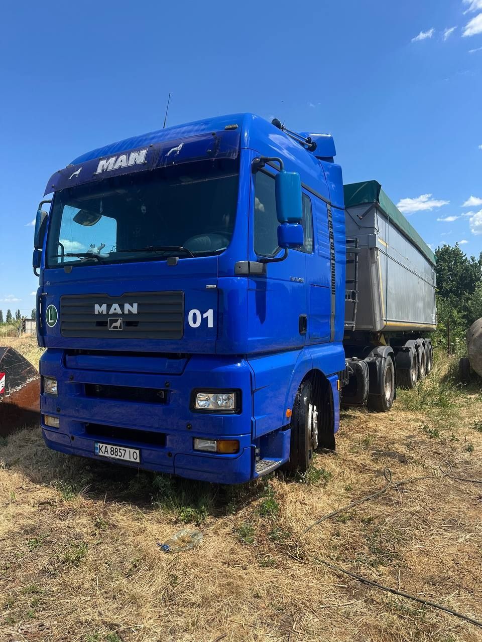 MAN TGA 2007, самоскид