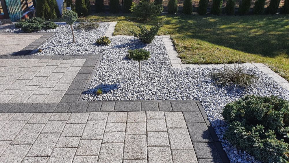 Kamienie ozdobne dalmatyńczyk grys bazaltowy kora kamienna