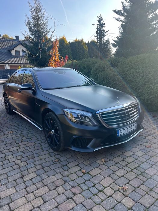 Mercedes-Benz Klasa S Mercedes S63 AMG 5.5 V8 Biturbo 585 KM | Polski Salon | Bezwypadkowy |