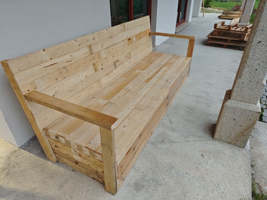 Sofá palete exterior