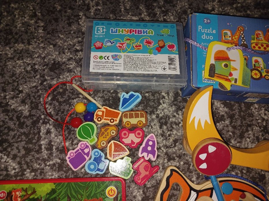 Шнурівка рахівниця пазли магнітний лабіринт