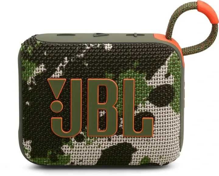 Портативна акустика JBL GO 4 Squad хакі/камуфляж водонепроникна
