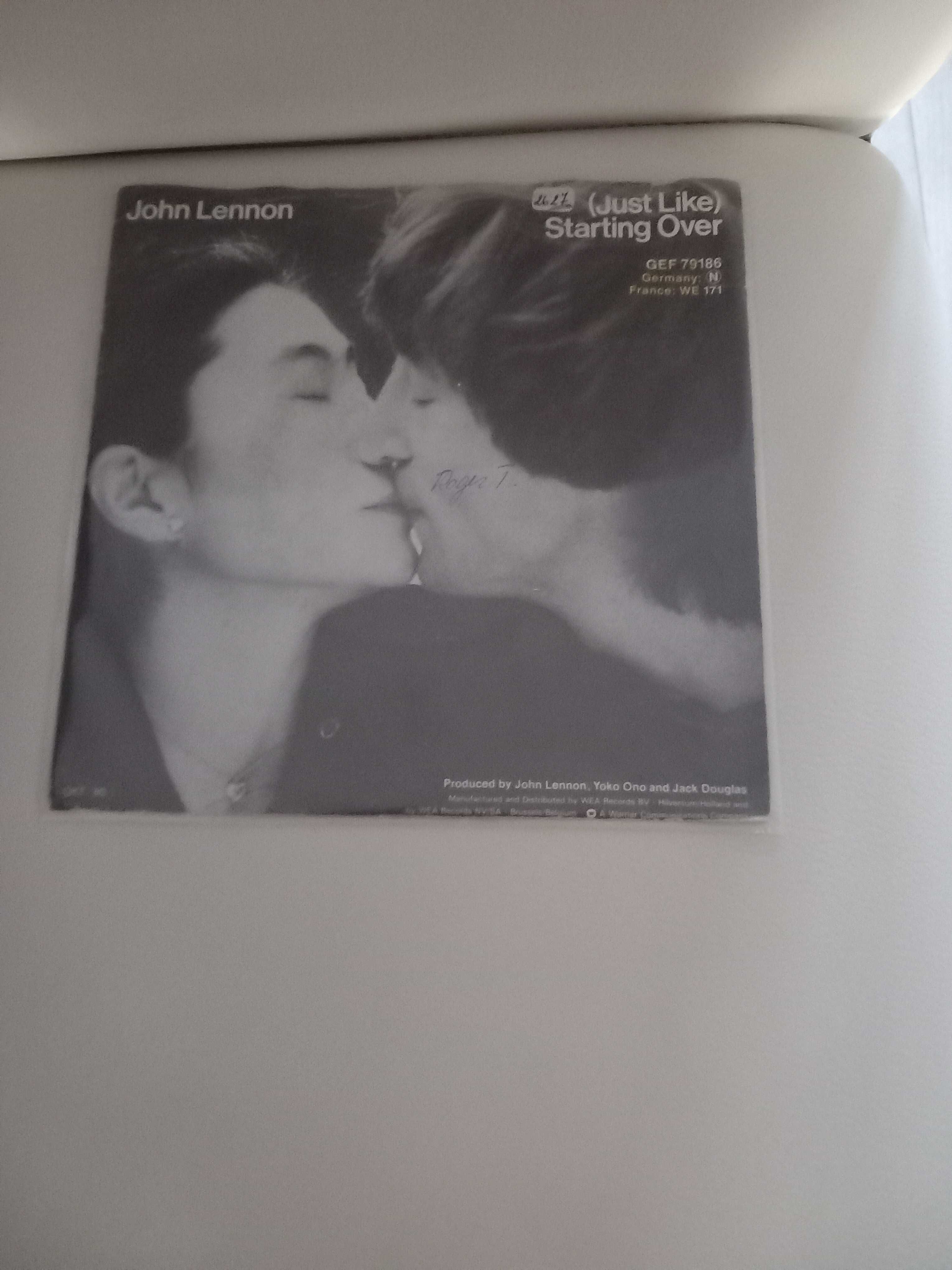 Jonn Lennon / Yoko Ono - just like starting over / kiss kiss kiss