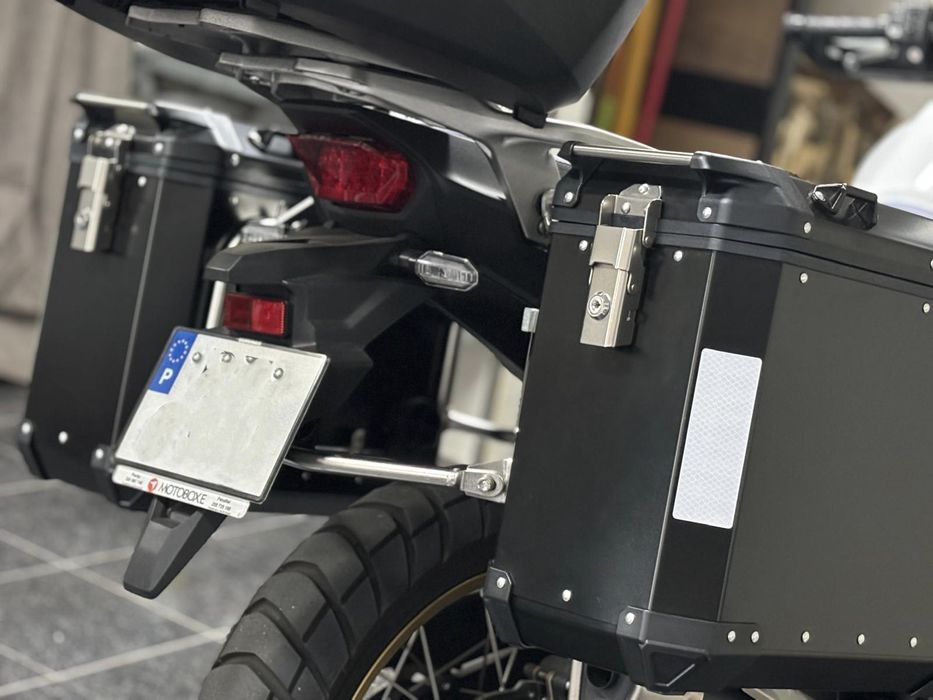 (NOVO) Malas Laterais + Top case Honda Transalp 750