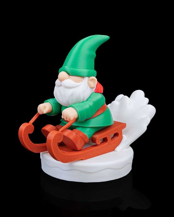 Gnom Saneckarz - Gotowy na zjazd ze świątecznej górki!