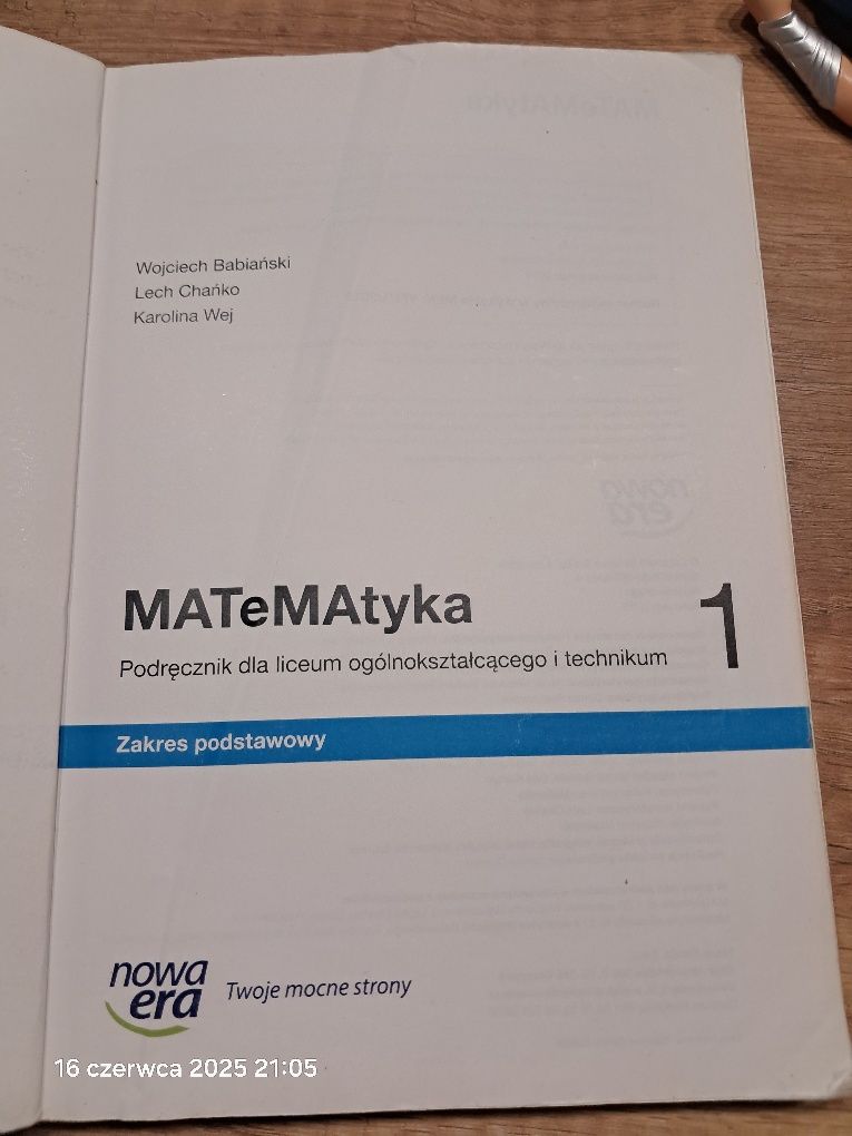 Podręcznik Matrnatyka 1