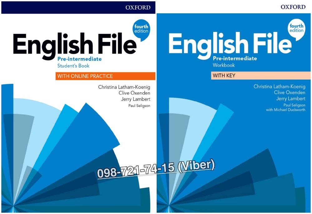 English File (4th Ed.) - Pre-intermediate. Учебник + Тетрадь + Audio