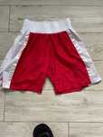 Spodenki do kickboxingu czerwono-biale L