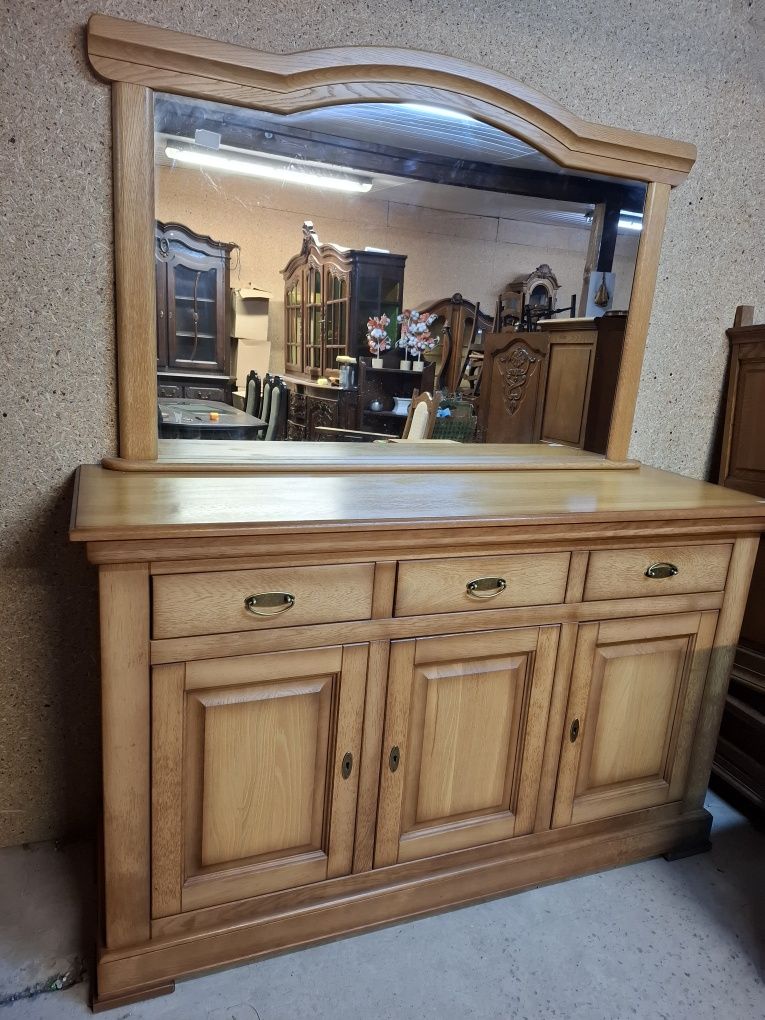 Komoda stylowa z lustrem długość 157cm
