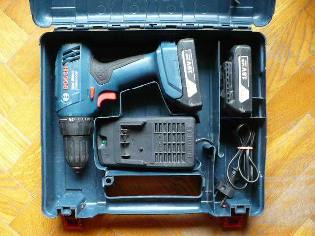 Wiertarko-Wkrętarka Wiertarka Bosch GSR 1800-LI, 180-LI 18V 1,5Ah