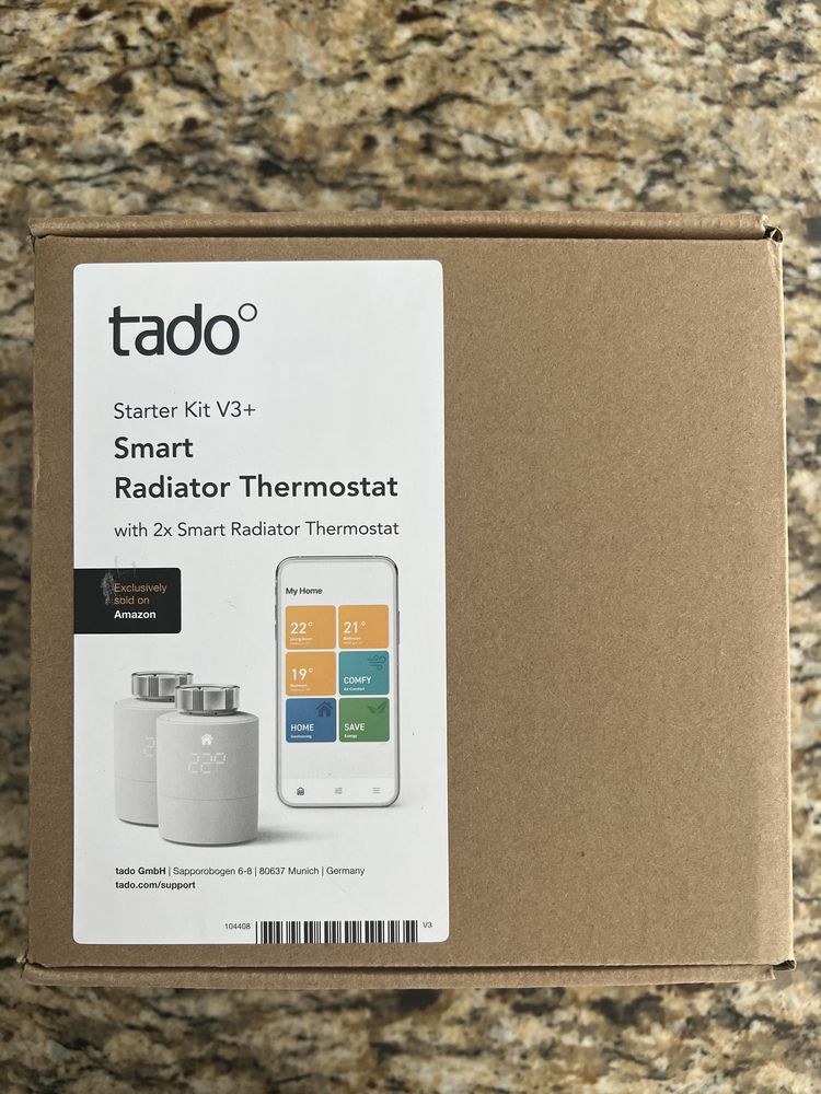 Tado Starter Kit V3+ zestaw startowy 2 głowice nowy