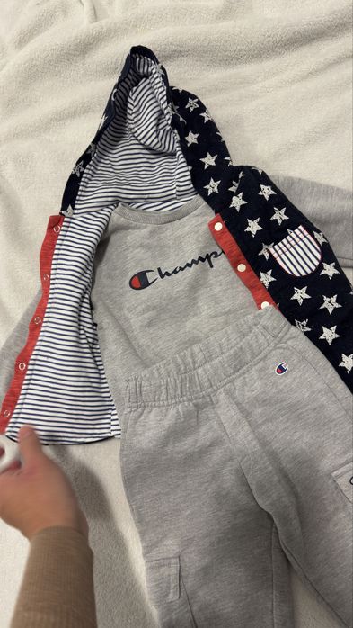 Набір, жилетка, Спортивний костюм 12 міс, 1 рік, 72-82 см