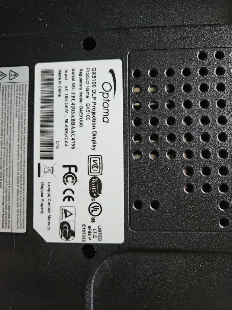 Projektor Optoma gx 5100