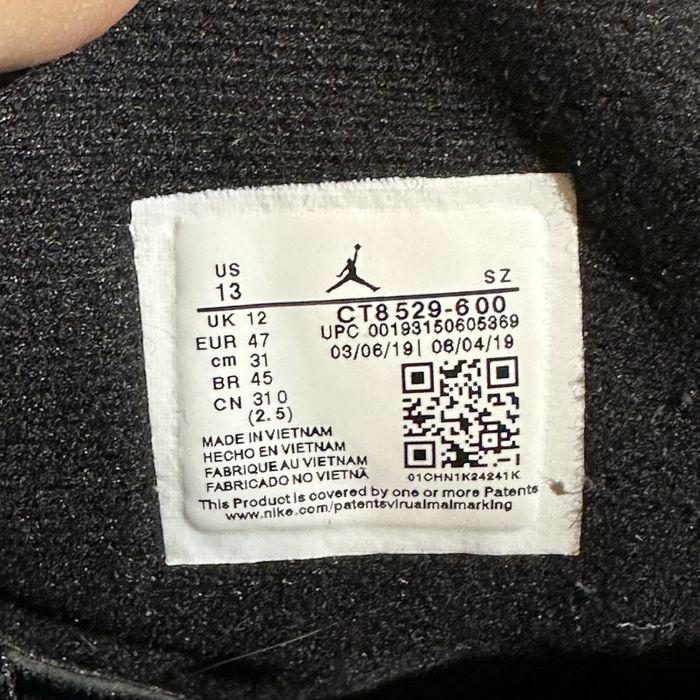 Замшеві ботінки Nike Air Jordan Retro 6. 47 розмір 30.5 см