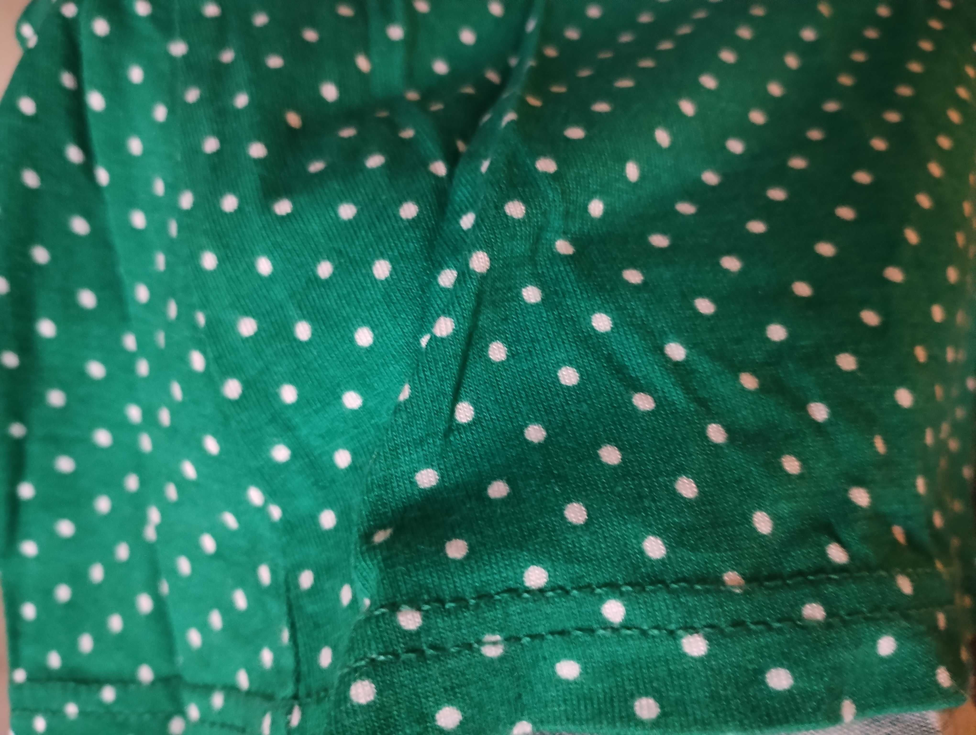 Zielona sukienka XXL 44. 46 grochy