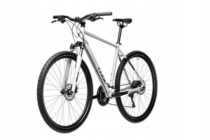 NOWY Rower CUBE NATURE PRO rozm 54 biały szary trekkingowy cross
