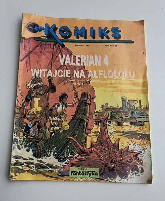 komiks Valerian 4. Witajcie na Alflolou z 1991