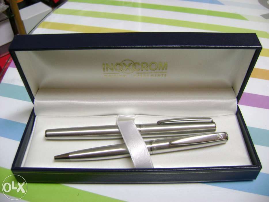 5. Conjunto Roller e Esferográfica INOXCROM Margaret (nova)