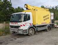 Mercedes-Benz Atego 160 TPC  Mercedes-Benz Atego 160 zwyżka podnośnik