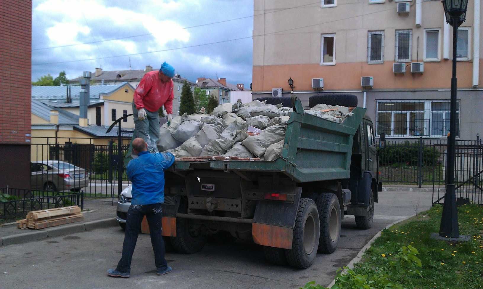 Шлак, щебень, песок, отсев, бут, чернозем, глина. Вывезу мусор.