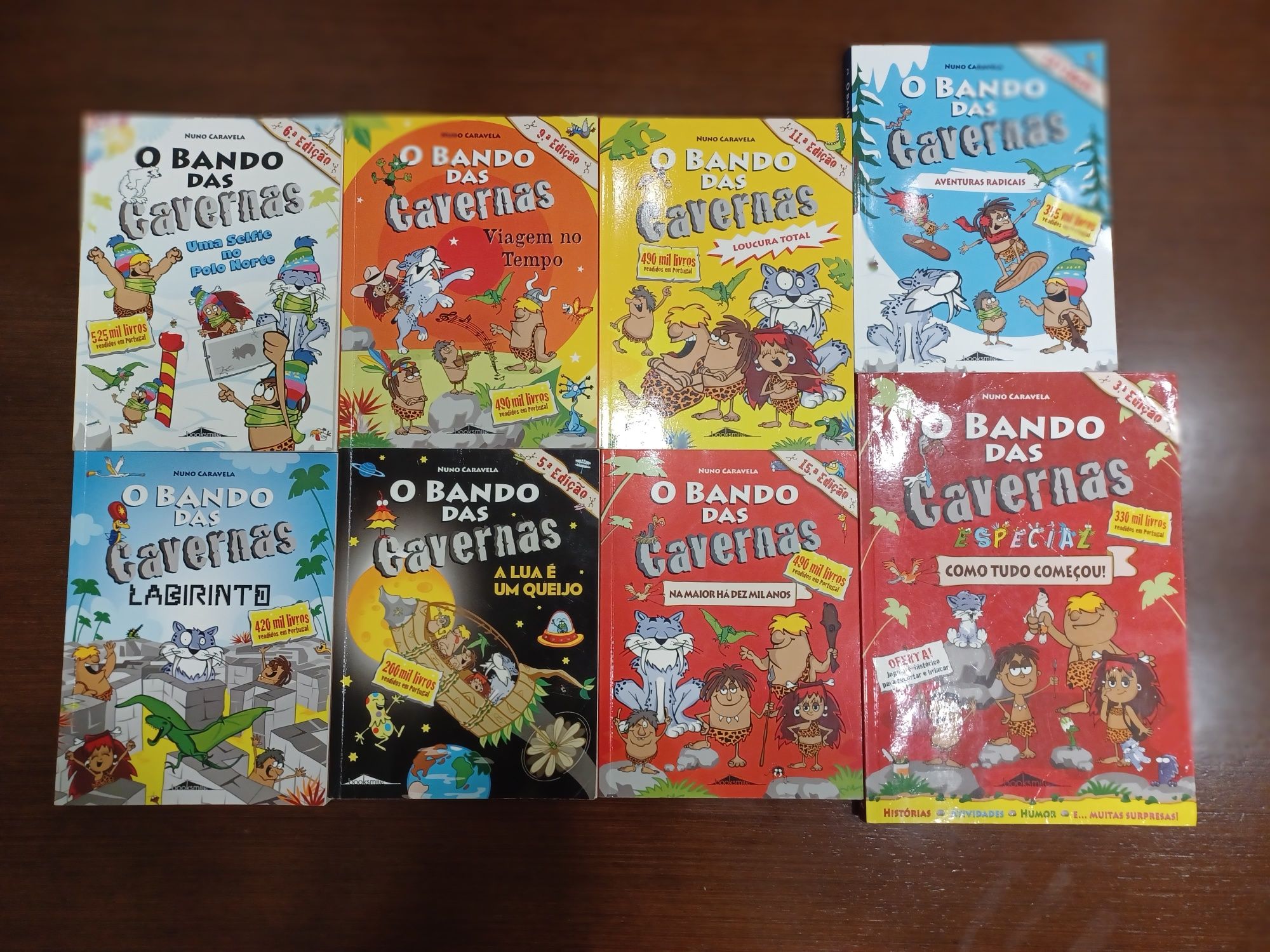 Livros "O Bando das Cavernas"