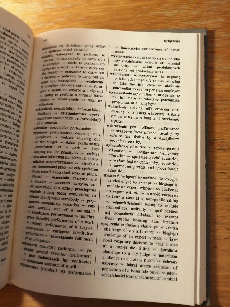 Słownik prawniczy Polsko angielski ossolineum