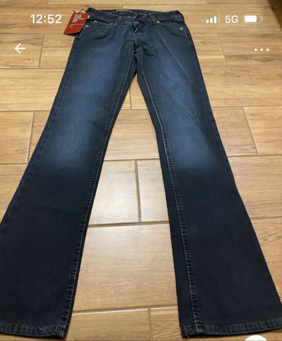 Nowe jeansy Levi’s xs W26/L34 niski stan bootcut dzwony flare