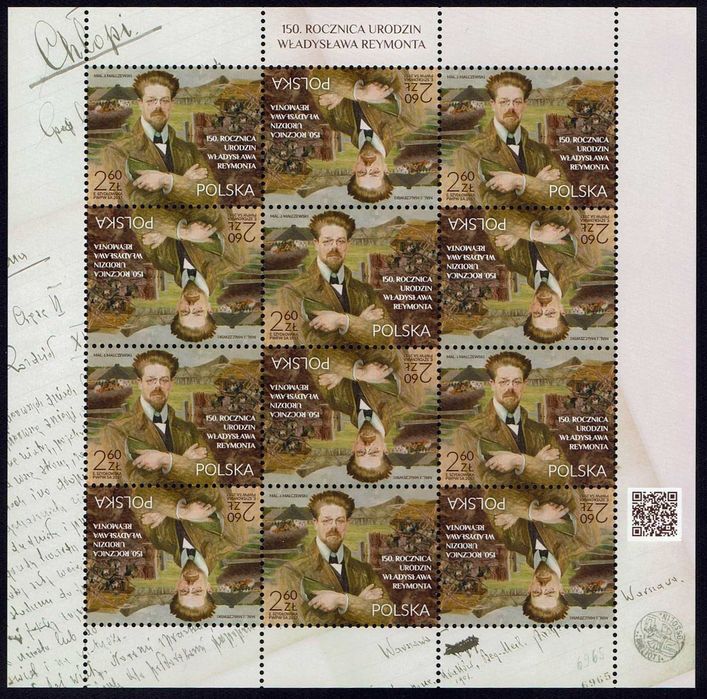 Arkusz 4757** 150. r. ur. Władysława Reymonta