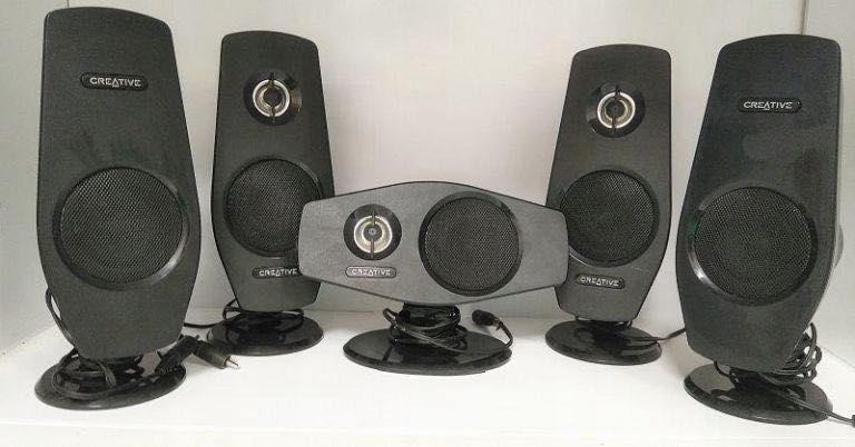 Glosniki CREATIVE INSPIRE T6060 5.1 brak subwoofera