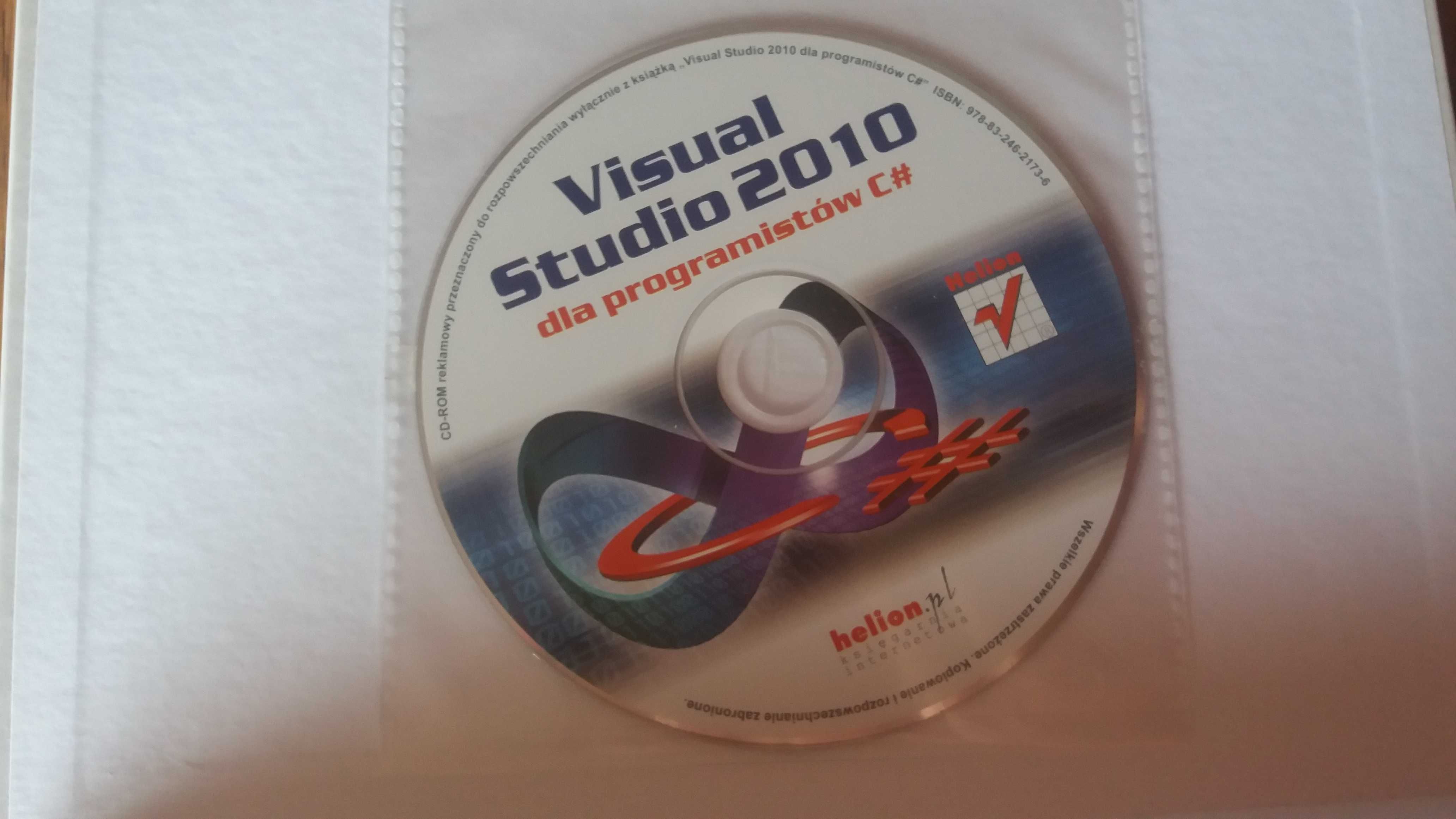 Książką do nauki programowania Visual Studio 2010 dla programistów C#