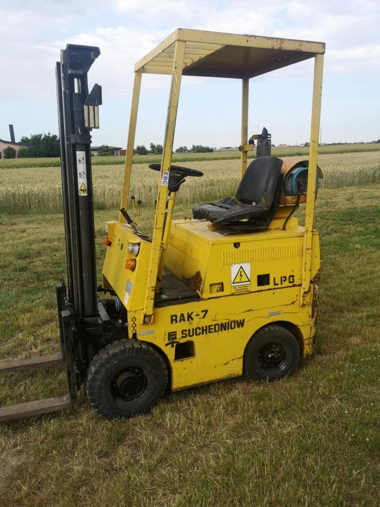 Wózek widłowy RAK 1998r, gaz, wspomaganie