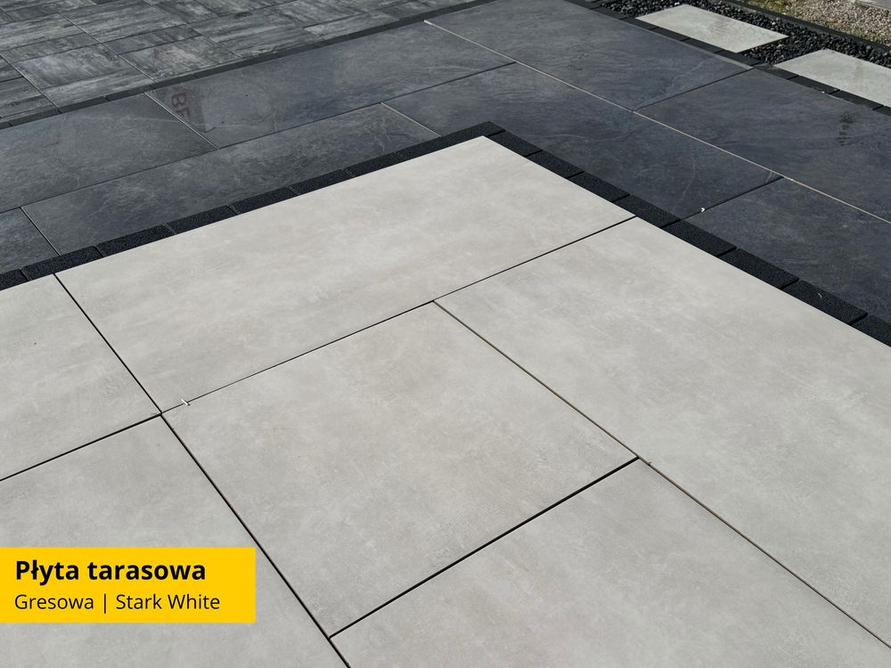 Płyty gresowe STARK WHITE tarasowa 60x60x2 gres taras