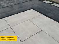 Płyty gresowe STARK WHITE tarasowa 60x60x2 gres taras płyta tarasowa
