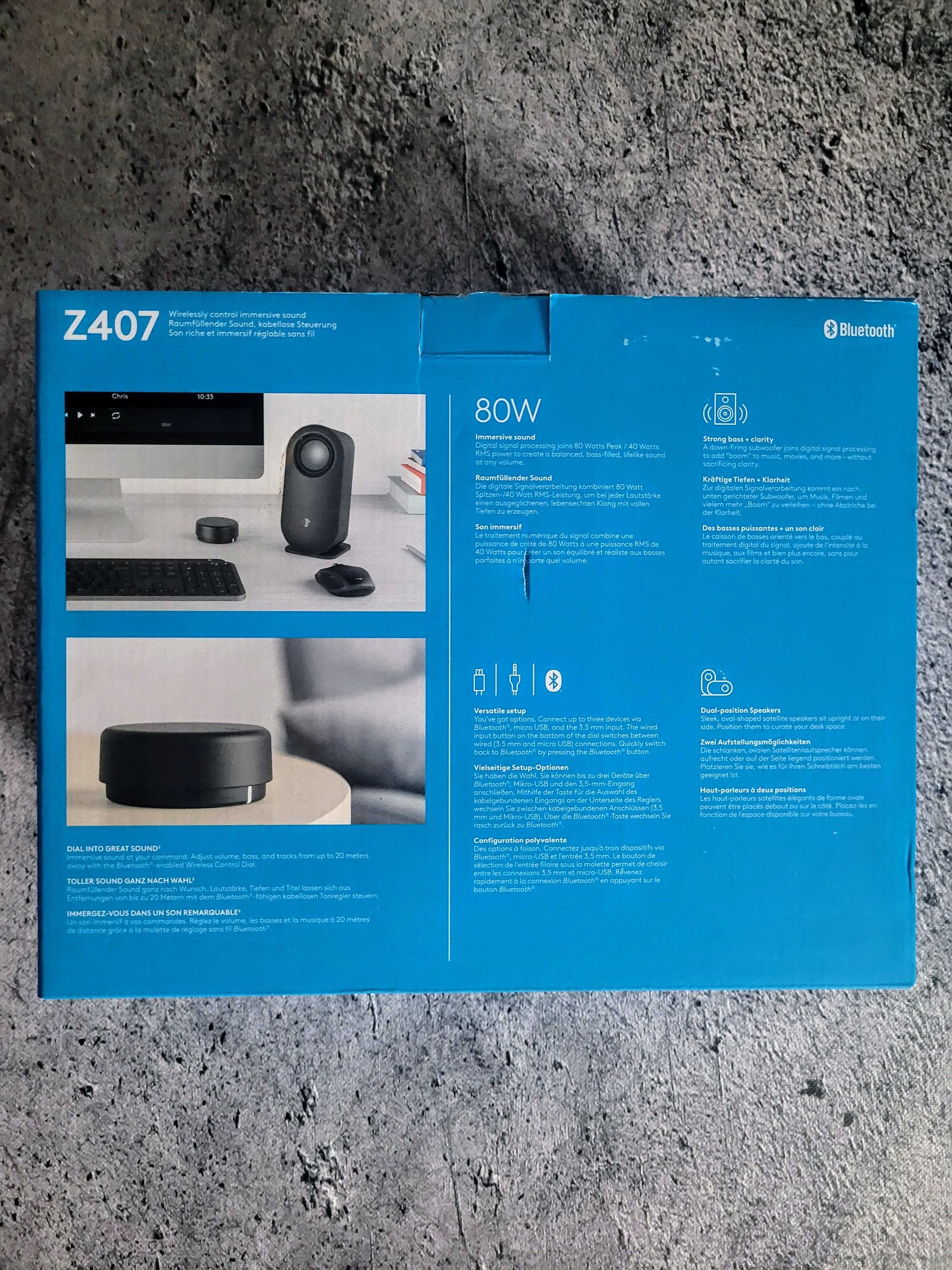 Głośniki Logitech Z407 2.1 Bluetooth