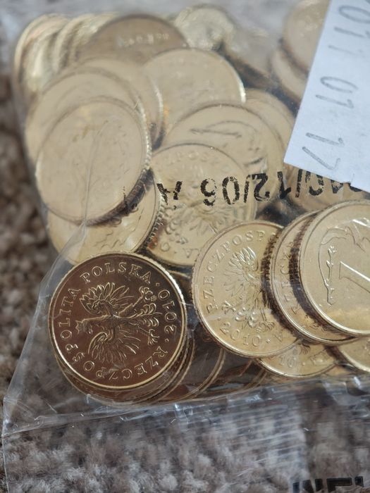 Woreczek menniczy 1 grosz - 100szt. - 2010r.