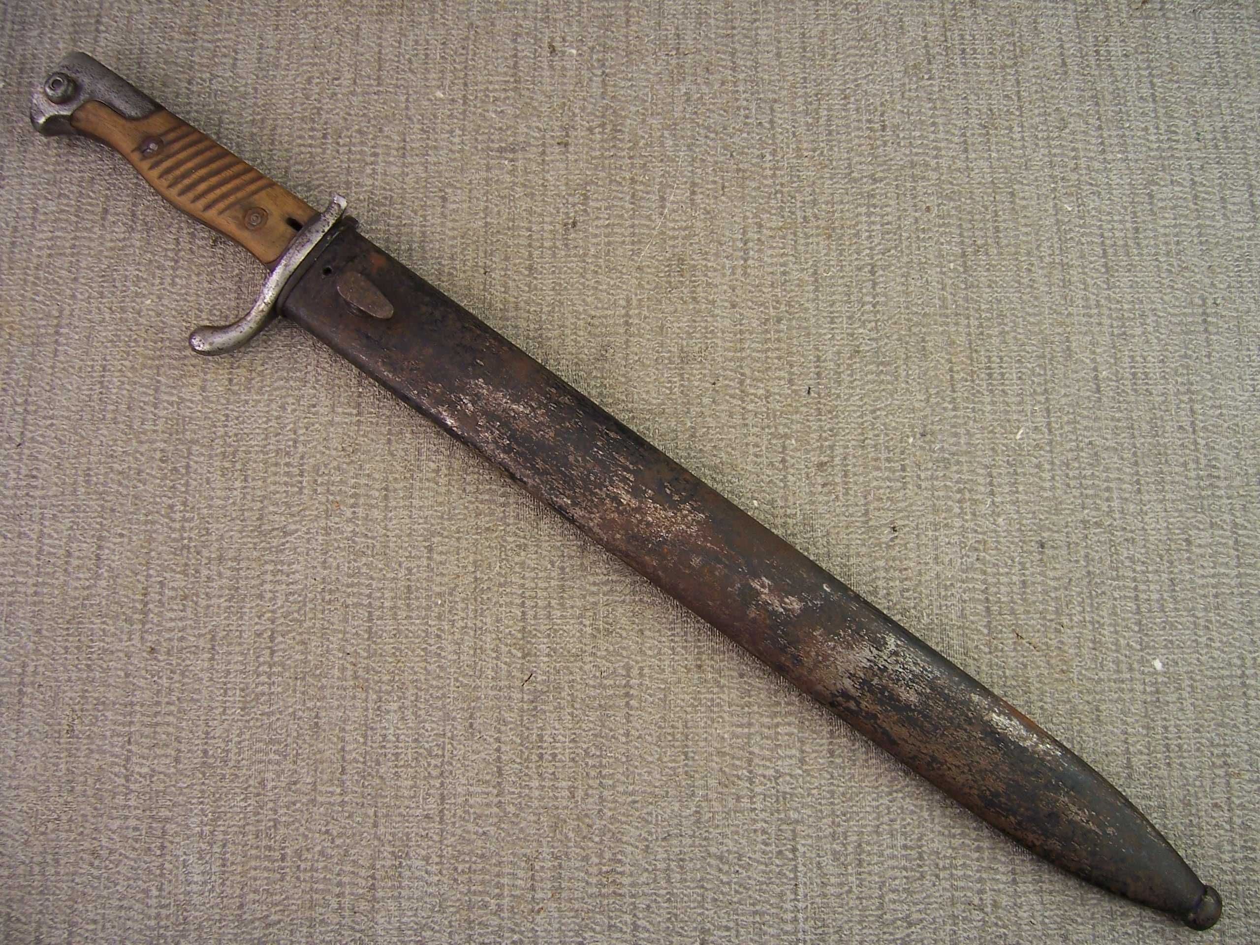 Bagnet Pruski mauser S98/05 Liść USZATEK 1914 V.C.SCHILING SUHL org.