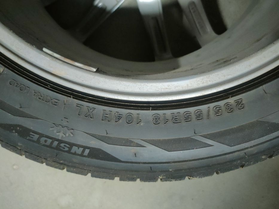 Kąplet felgi z zimowymi oponami  18"Citroen C5 aircros