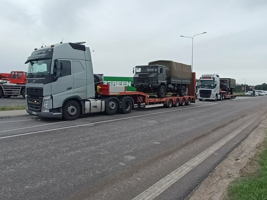 Transport Maszyn Budowlanych Rolniczych Niskopodwoziowy PL CAŁA EUROPA