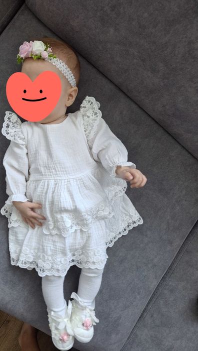 Sukienka do chrztu milulove blanka