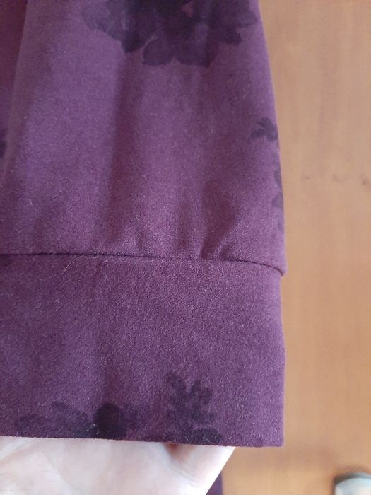 Bluzka-tunika bordowa