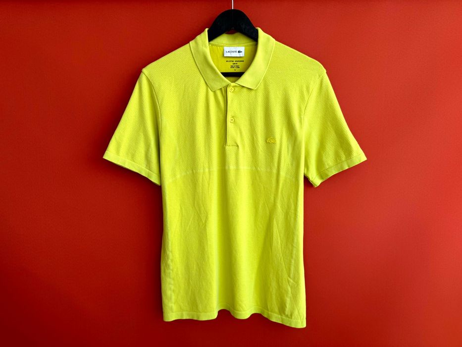 Lacoste Оригінал чоловіча футболка з комірцем поло розмір S