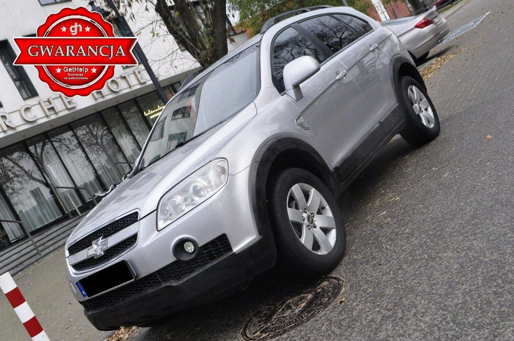 Chevrolet Captiva B+GAZ 7osób Bezwypadkowy Serwisowany Zamiana