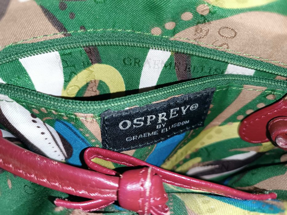 Сумка планшет Osprey London Англия натуральная кожа на плечо.