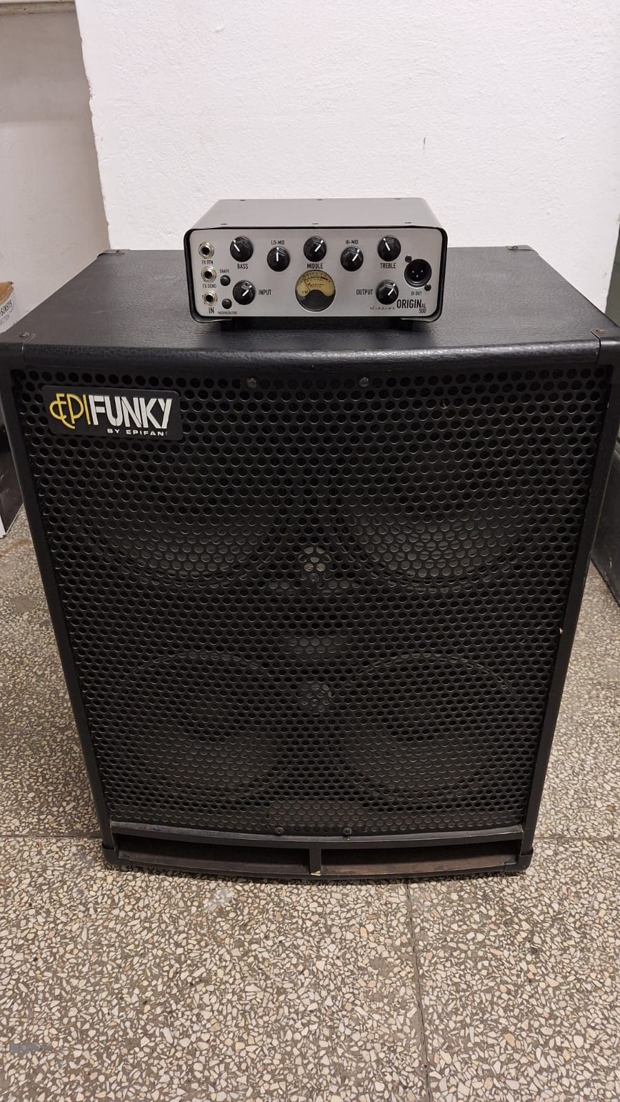 Zestaw basowy - Ashdown OryginAL-500H + kolumna EpiFunky 410 (500w)
